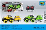 OBL10357539 - 1:43迷你牧马人仿真4通灯光遥控拖车