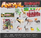 OBL10357654 - 动物+单开围栏门组合