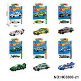 OBL10359436 - 6款1:64风火轮合金肌肉车，赛车片装