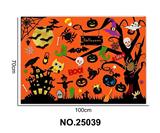 OBL10361464 - 蒙氏儿童早教益智万圣节墙挂故事板