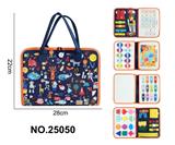 OBL10361475 - 蒙氏儿童早教益智深蓝5页小碎花忙碌版