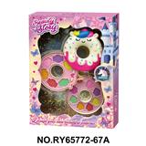 OBL10362214 - 独角兽甜甜圈2层彩妆组合