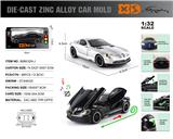 OBL10362662 - 英文1:32压铸锌合金奔驰SLR车模