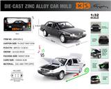 OBL10362675 - 英文1:32压铸锌合金灯光音效大众桑塔纳车模