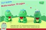 OBL10363783 - 搪胶捏捏乐-尖叫西瓜龙