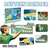 OBL10364694 - 夜光刷带七粒蓝色灯(英文包装)