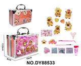 OBL10366377 - 跨境卡皮巴拉益智DIY手工化妆品铝盒 （制作材料：树脂材质)