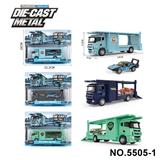 OBL10366467 - 1：64车展合金运输车