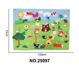 OBL10367616 - 蒙氏儿童早教益智学习绒布墙挂--昆虫