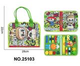 OBL10367626 - 蒙氏儿童早教益智绿色拉布布单页忙碌板