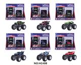 OBL10368000 - 加油站 1:64合金大轮越野车套装