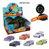 OBL10368004 - 1:64风火轮轮胎弹射轨道合金车赛车跑车(一展示盒6只)