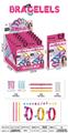 OBL10368623 - DIY串珠字母图案手链手环表带(12PCS单只价格)（彩钻）