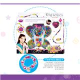 OBL10369244 - 透明闪光底蝴蝶DIY串珠