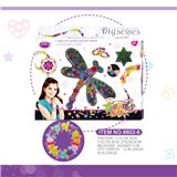 OBL10369247 - 透明闪光底蜻蜓DIY串珠