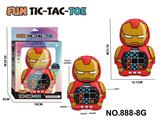 OBL10370409 - 钢铁侠大立体触摸屏益智玩具井字棋游戏机3粒7号电池（不包电）