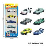 OBL10373136 - 6款1:64风火轮合金肌肉车，赛车5只装