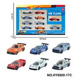 OBL10373137 - 6款1:64风火轮合金肌肉车，赛车10只装