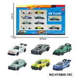 OBL10373138 - 6款1:64风火轮合金肌肉车，赛车10只装