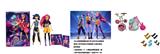 OBL10374987 - K-POP 猎魔女团动画版11.5寸12关节实身带七彩灯光主题曲Rumi鲁米打歌芭比带锣鼓音乐主题套装金貂卡片一张 3款混装