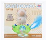 OBL10375356 - 电动喷卡皮巴拉滑板车(带喷雾带音乐灯光)