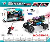 OBL10376623 - 27MHZ  五通炫彩灯光喷雾攀爬遥控车 1:20