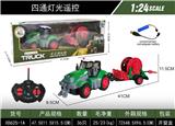OBL10376964 - 1：24四通灯光遥控农夫系列之抽水车