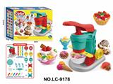 OBL10379458 - 手压冰淇淋机彩泥DIY套装（单款2色混装）