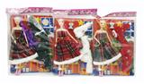 OBL10380147 - 11寸实身9关节圣诞芭比+狗狗+套装 3色混装