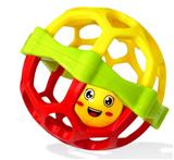 OBL10381332 - 婴儿牙胶摇铃红色软胶球
