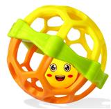 OBL10381333 - 婴儿牙胶摇铃黄色软胶球