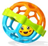 OBL10381335 - 婴儿牙胶摇铃橘色软胶球