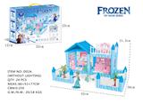 OBL10381393 - DIY益智拼装积木冰雪公主别墅2间 147 PCS (无带灯)
