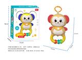 OBL10381521 - 灯光音乐卡通猴子(带挂绳+圆环+滚珠) （2AA不包电）
