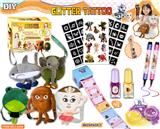 OBL10382706 - 山海经斜跨包DIY纹身贴套装配指甲油便利贴（5款混装）