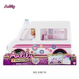 OBL10382974 - 安丽莉11.5寸实身娃娃救护车灯光声音 包电 3粒AG13 (棕肤色 brown skin)