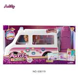 OBL10382975 - 安丽莉11.5寸实身娃娃救护车灯光声音 包电 3粒AG13 (棕肤色 brown skin)