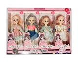 OBL10383539 - 12寸实身11关节叶罗丽休闲装4色混装 1展示盒4小盒装  价钱是一小盒价钱