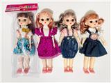 OBL10383578 - 12寸实身11关节叶罗丽休闲装4色混装