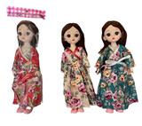 OBL10383584 - 12寸实身11关节叶罗丽汉服装4色混装