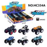 OBL10384323 - 1:64合金车 越野大轮车惯性6款带IC声音