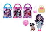 OBL10385166 - 新款6寸12关节叶罗丽娃娃带帽子、宠物狗、手提包、相机配件