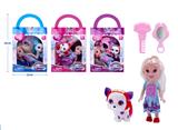 OBL10385168 - 新款6寸冰雪美少女带宠物狗、梳子、镜子配件