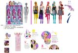 OBL10385198 - 第12季惊喜炫彩闪亮组合珠光11.5寸实身闪光变色泡水芭比.衣服手触摸会变色。带10样不同的惊喜配件4款随机混装6PCS