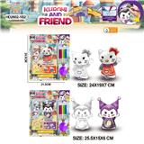 OBL10385411 - 充气涂鸦酷洛米KT猫站底配气筒