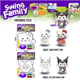 OBL10385415 - 摇摆充气涂鸦充气酷洛米KT猫配气筒