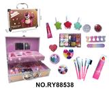 OBL10386374 - 跨境草莓熊双层精美化妆品大礼盒箱(小铝箱)