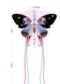 OBL10386913 - 新款黑粉蝴蝶风筝配线
