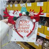 OBL10387186 - 红角圣诞树老人雪花发箍