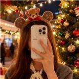 OBL10387216 - 毛绒蝴蝶结小熊发箍